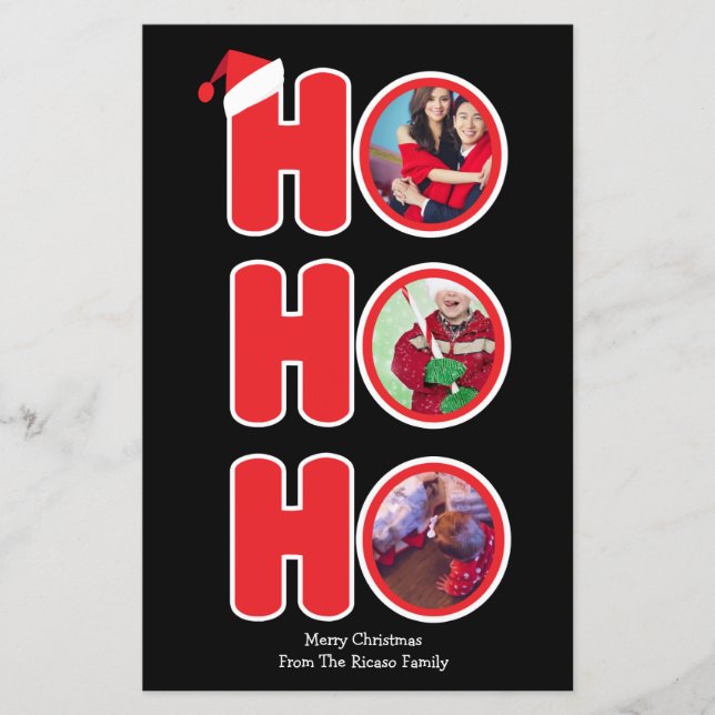 BUDGET Santa Ho Ho Weihnachten Foto Rahmen (Vorderseite)