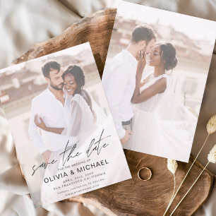 Budget Save the Date Foto Picture Wedding