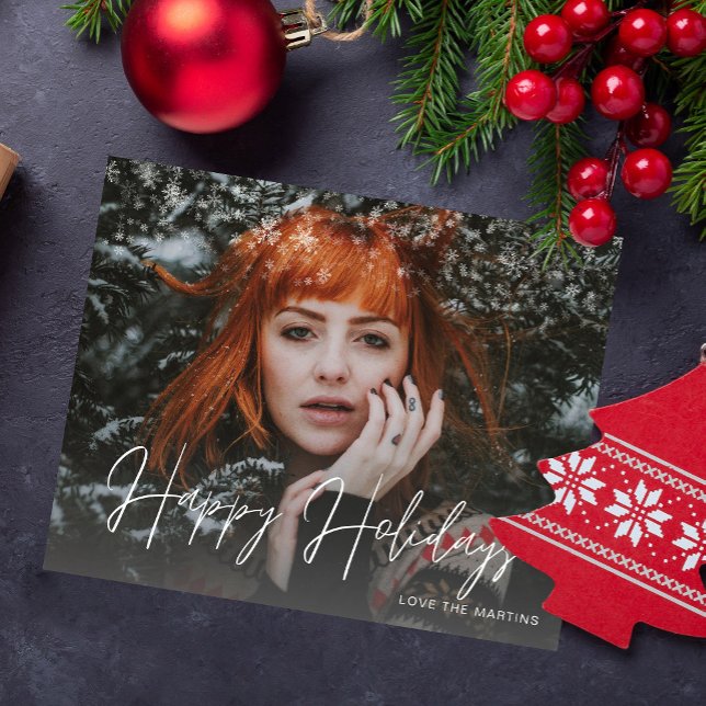 Budget Schneeflocken Leicht & Foto (s) Urlaub Flyer (Von Creator hochgeladen)