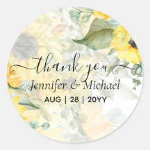 Budget Schöne SUNFLOWERS GREENERY Wedding