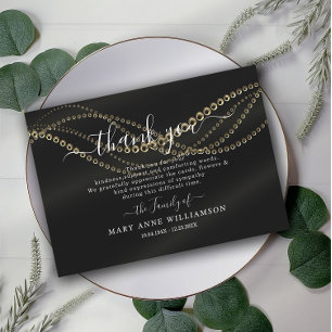 Budget Script Beerdigung Danke Karte