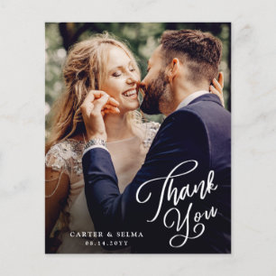 Budget Script Foto Hochzeit Vielen Dank Karte