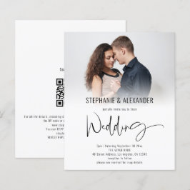 Budget Script QR Code Foto Overlay Wedite Einladun