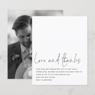 Budget Script Schwarz-weiß New Foto Vielen Dank