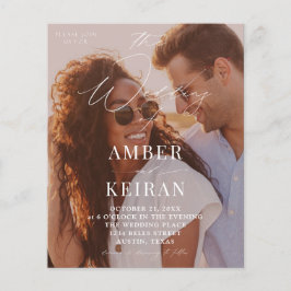 Budget Shades - Sun Kissed Foto Wedding Flyer