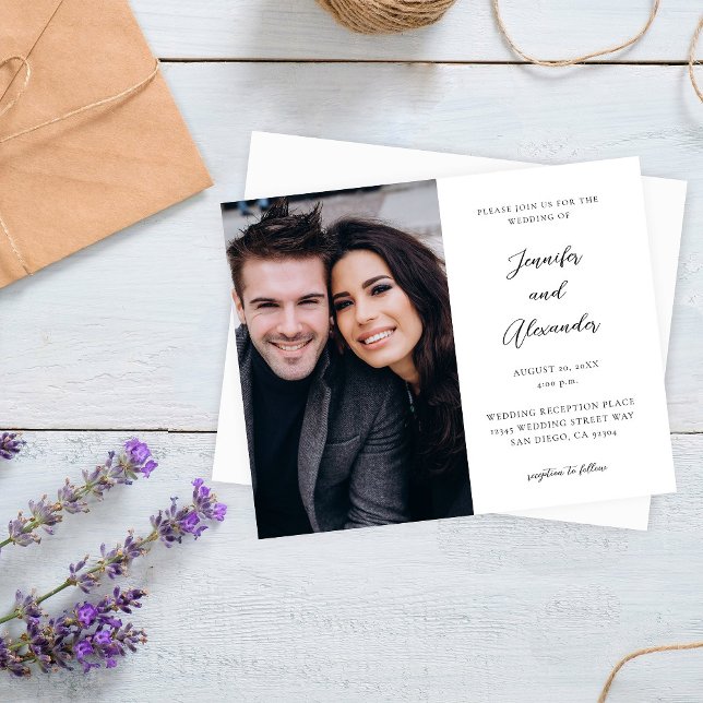 Budget Side Foto Mod Elegant Calligrafy Wedding (Von Creator hochgeladen)