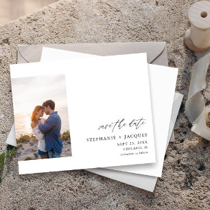 Budget Side V Foto Modernes Save the Date