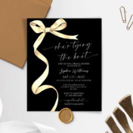 Budget Sie bindet das Brautparty des Knot-Gold-Bow