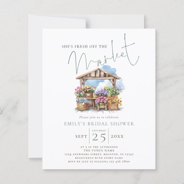 Budget Sie ist frisch vom Brautparty des Marktes (Vorderseite)