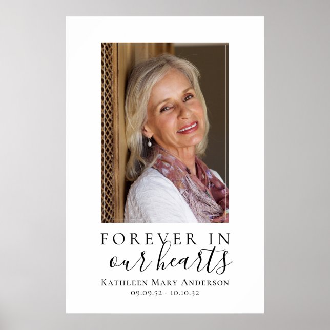 Budget Simple Beunerty Willkommenszeichen Poster (Vorne)