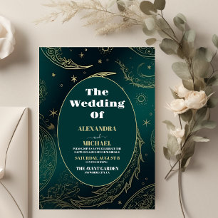 Budget Smaragdgrün Gold Himmlische Hochzeit