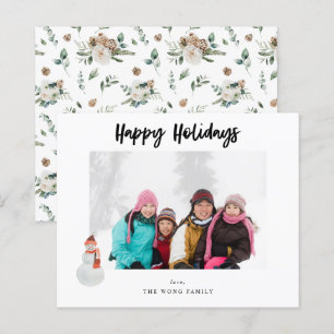 Budget Snowman Happy Holidays Foto