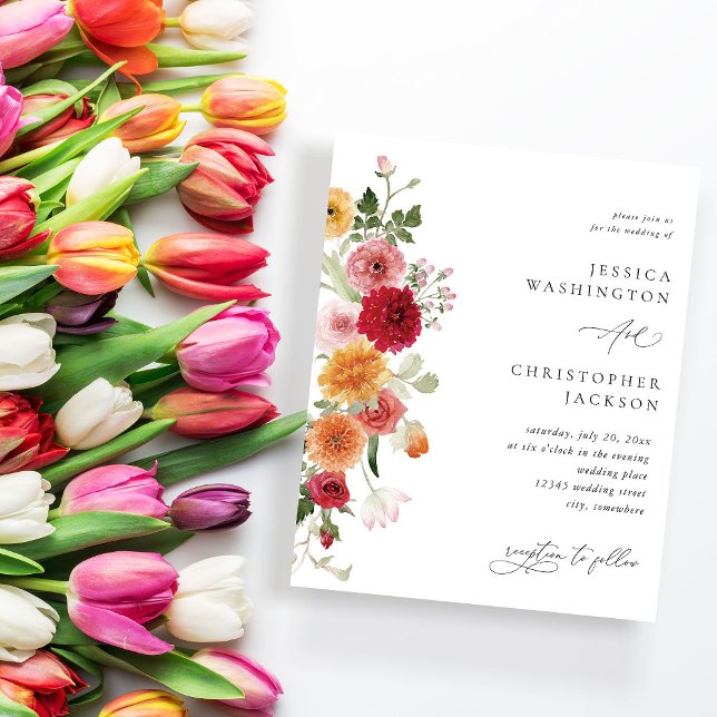 Budget Sommer Multi Color Floral Wedding (Von Creator hochgeladen)