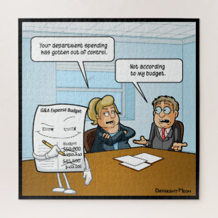 Budget sournois amusant Puzzle puzzle