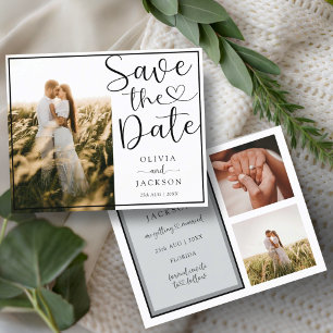 Budget Sparen Sie unser Datum 3 Foto Hochzeit
