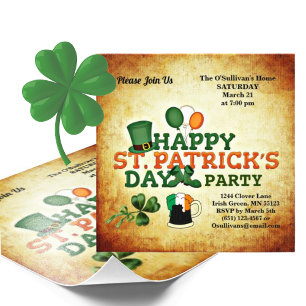 Budget St. Patrick's Day-Party im Vintage-Stil Fotodruck