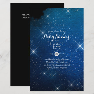 BUDGET Starry Night Twinkle Baby Dusche laden ein