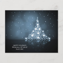 Budget Stars Weihnachtsbaum Business Holiday Card