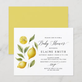 Budget Summer Lemon Limon Citrus Baby Dusche