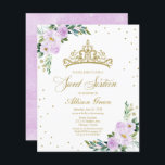 Budget Sweet 16 Einladung Tiara Lavender Floral<br><div class="desc">Schöne tiara Aquarell, 16. Geburtstagsfeier Einladung. Einfach mit Ihren Daten personalisieren. Bitte kontaktieren Sie mich per Chat, wenn Sie Fragen zum Kunstwerk haben oder eine Anpassung benötigen. Karo auch die Auflistung für weitere Artikel. BITTE BEACHTEN SIE: Für Unterstützung bei Bestellungen, Versand, Produktinformationen usw. wenden Sie sich direkt an den Zazzle...</div>
