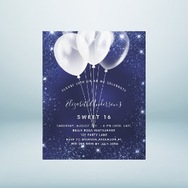 Budget Sweet 16 Marineballon Einladung