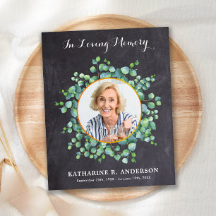 Budget Sympathy Funérailles Carte de remerciements