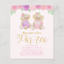 Budget Tee Party Bears Kinderdusche