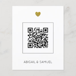 Budget Terracotta QR Code Alles in einer Hochzeit
