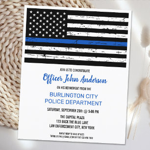 Budget Thin Blue Line Polizeieinberufung