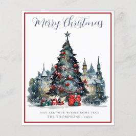 Budget Traditionelle Weihnachtskarte