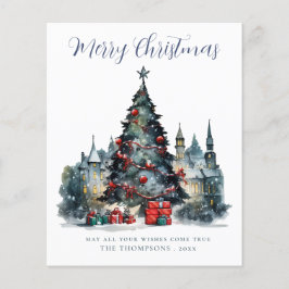 Budget Traditionelle Weihnachtskarte