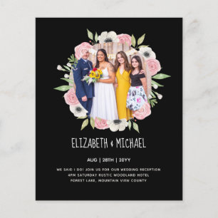 Budget-Trend PHOTO-Hochzeitsempfang-Einladungen