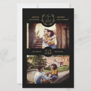 Budget Trendy Branches Black Personalisiert 2 Foto