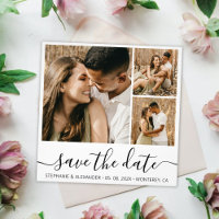 Budget Trendy Script-Foto Save the Date