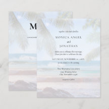 Budget Tropical Beach Palm VS 2 Hochzeiten
