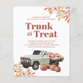 Budget Trunk oder Leckerei Halloween Pumpkin Einla