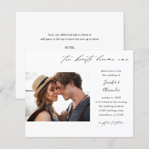 Budget Two Hearts Foto Calligrafy Wedding