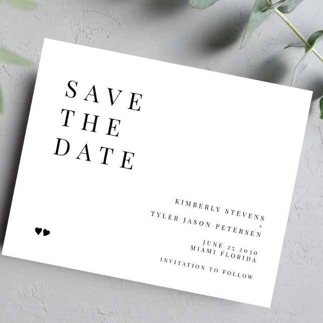 Budget Typografie moderne Hochzeit speichern das D (Von Creator hochgeladen)