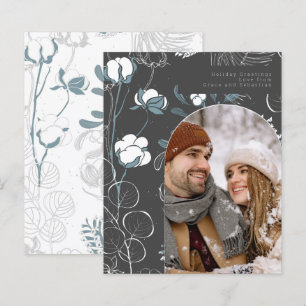 BUDGET Urlaub Winter Botanisches Foto Personalisie