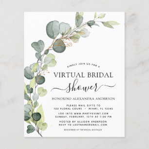 Budget Virtual Brautparty Greenery Eukalyptus