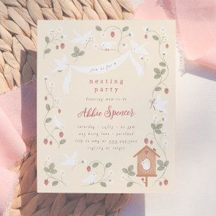 Budget Vögel & Beeren Nesting-Party Baby Shower
