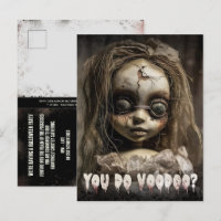 Budget Voodoo Puppe Adult Halloween Einladung