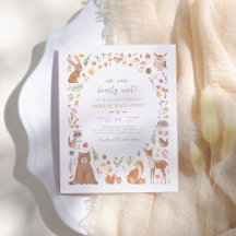 Budget Vorwarte Woodland Animals Baby Dusche