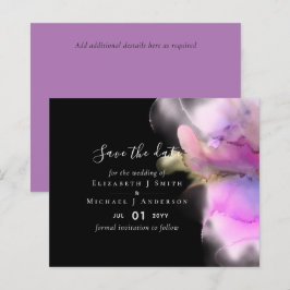 BUDGET Wasserfarbe Hochzeit Abstrakten Rett-Daten