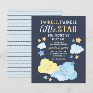 Budget Wasserfarbe Twinkle Little Star Baby Dusche