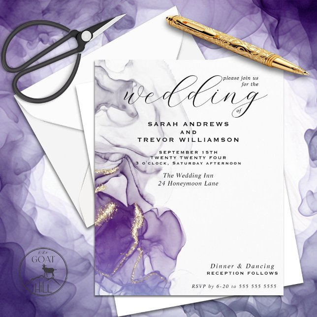 Budget Wedding Amethyst Dreams Alkohol Tinte (Von Creator hochgeladen)