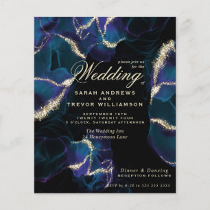 Budget Wedding Cobalt Blue Lila Alcohol Tinte