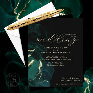 Budget Wedding Deep Ocean Green Alcohol Tinte