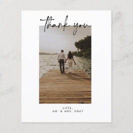 BUDGET Wedding Foto Vielen Dank Flyer