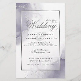 Budget Wedding Pale Silver Abstrakt